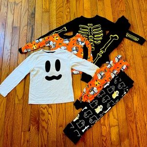 Lot of 3, 4T Halloween pajamas - long sleeve and pants